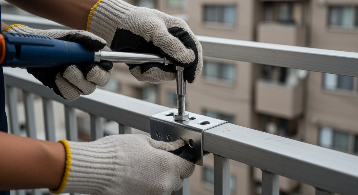 ベランダ ソーラーパネル 固定