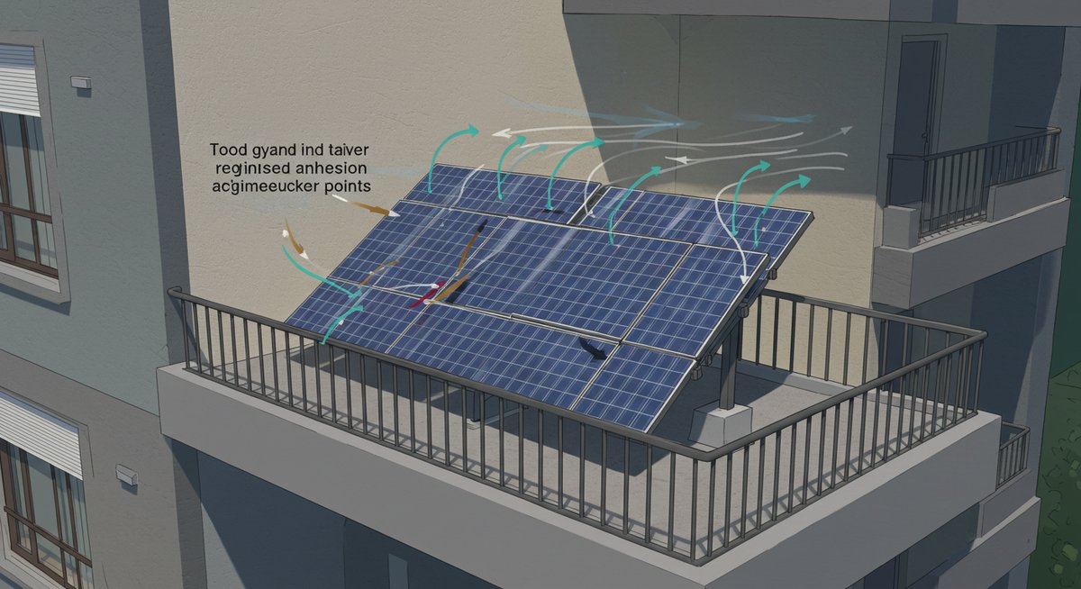 ベランダ ソーラーパネル 固定