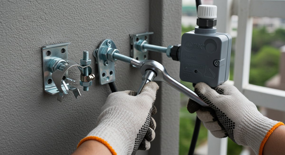 ソーラーパネル ベランダ 吊るす