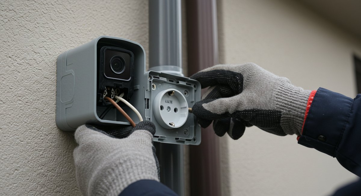 防犯カメラ コンセント 抜かれる