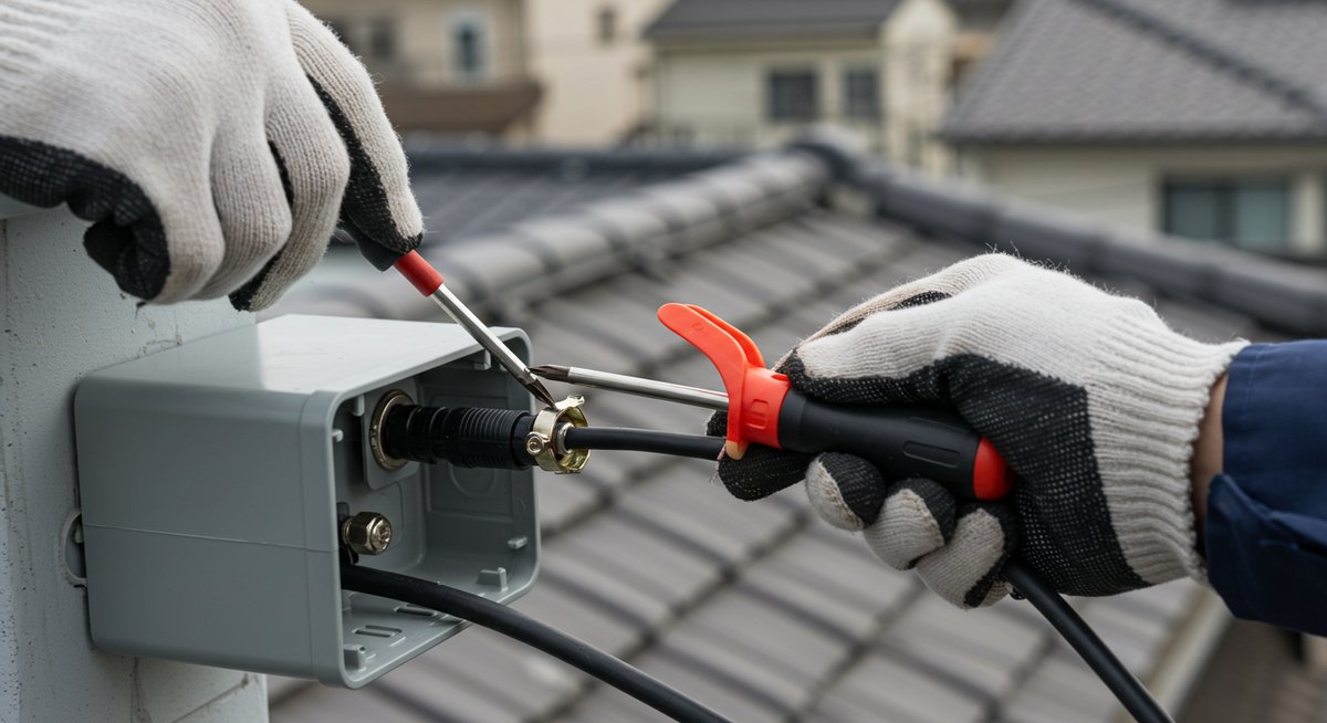 防犯カメラ コンセント 抜かれる