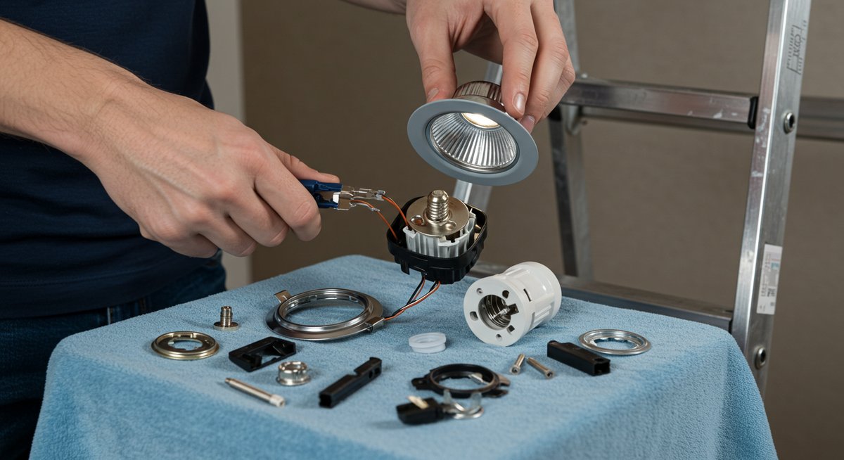 ダウンライト 電球交換 自分で