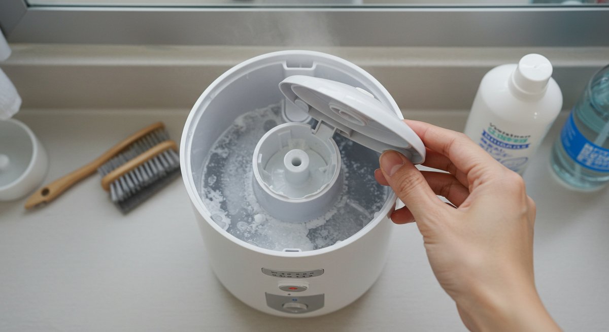 加湿器 部屋が白くなる