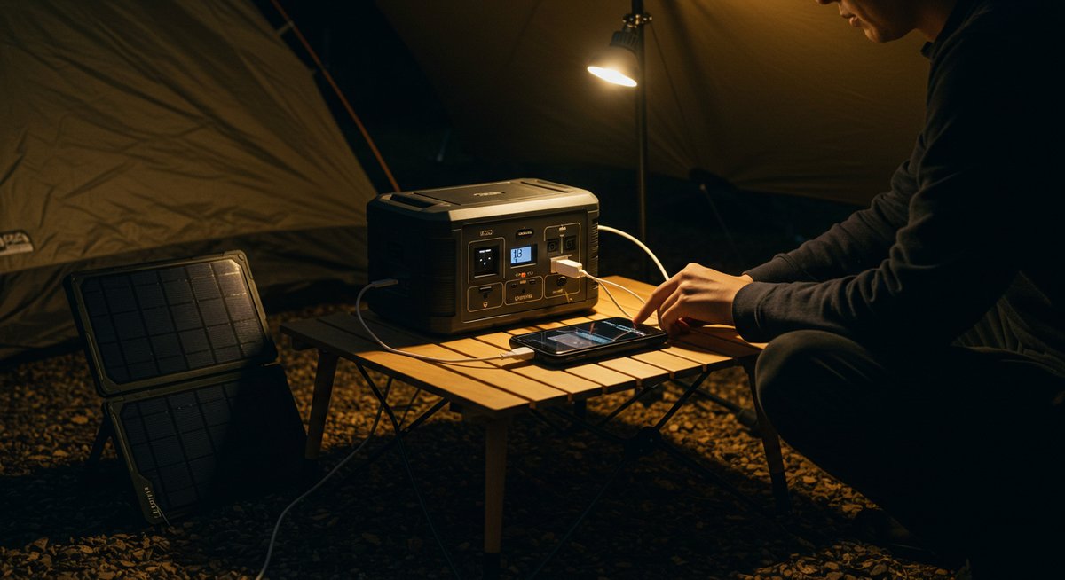 ソーラーパネル から ポータブル電源 に 充電