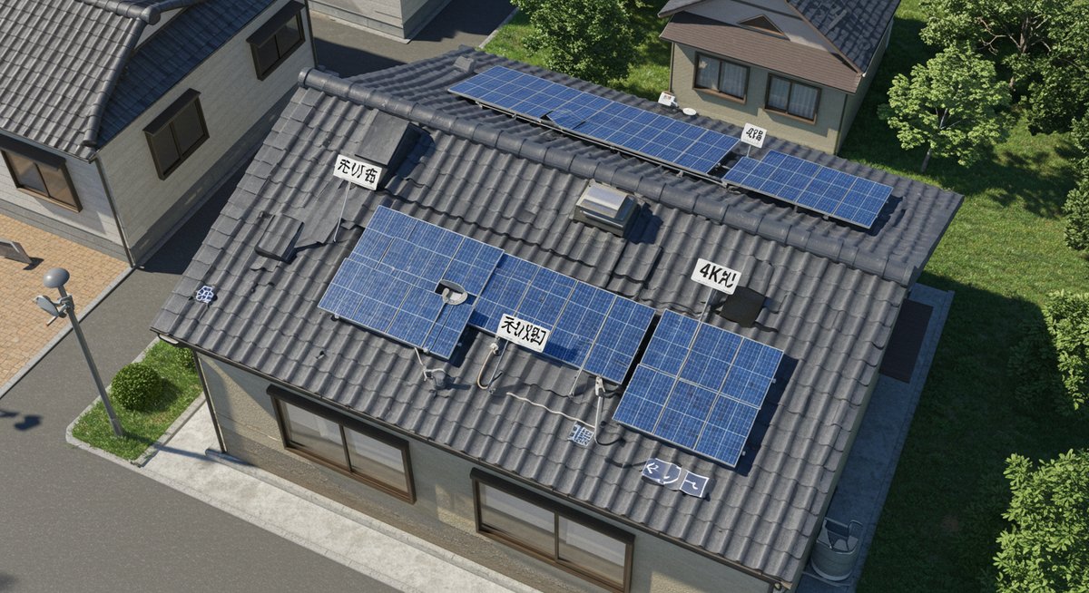 太陽光 4 kw 少ない